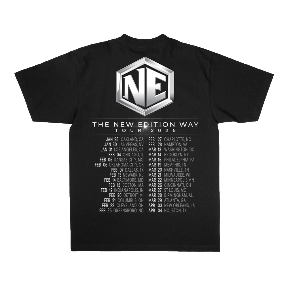 New Edition Way Tour T-Shirt Black