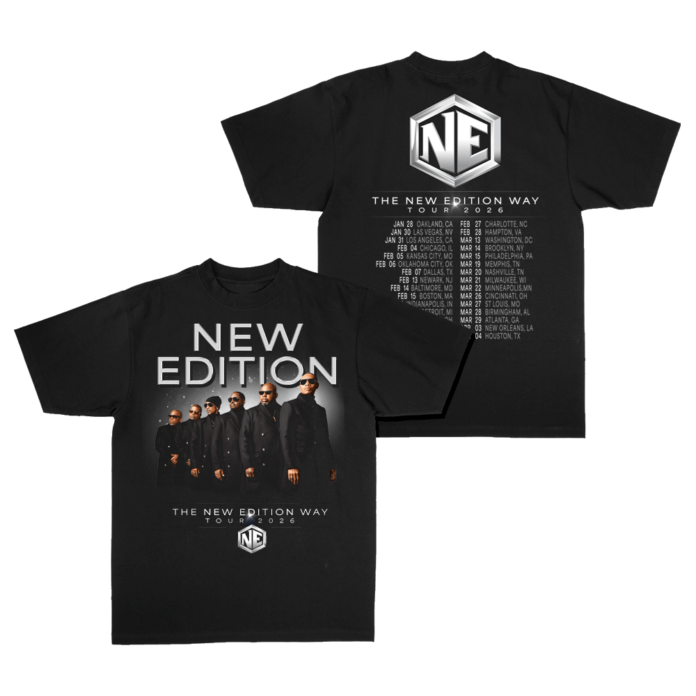 New Edition Way Tour T-Shirt Black