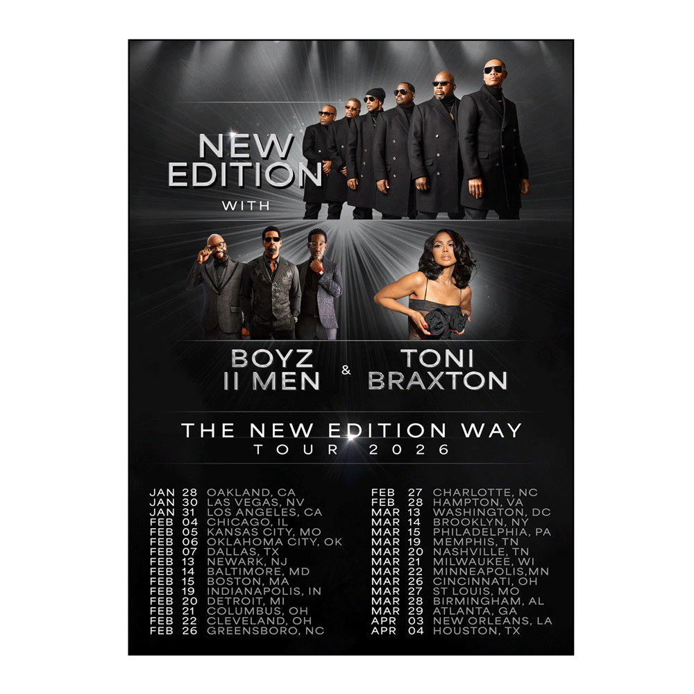 New Edition Way Tour Poster