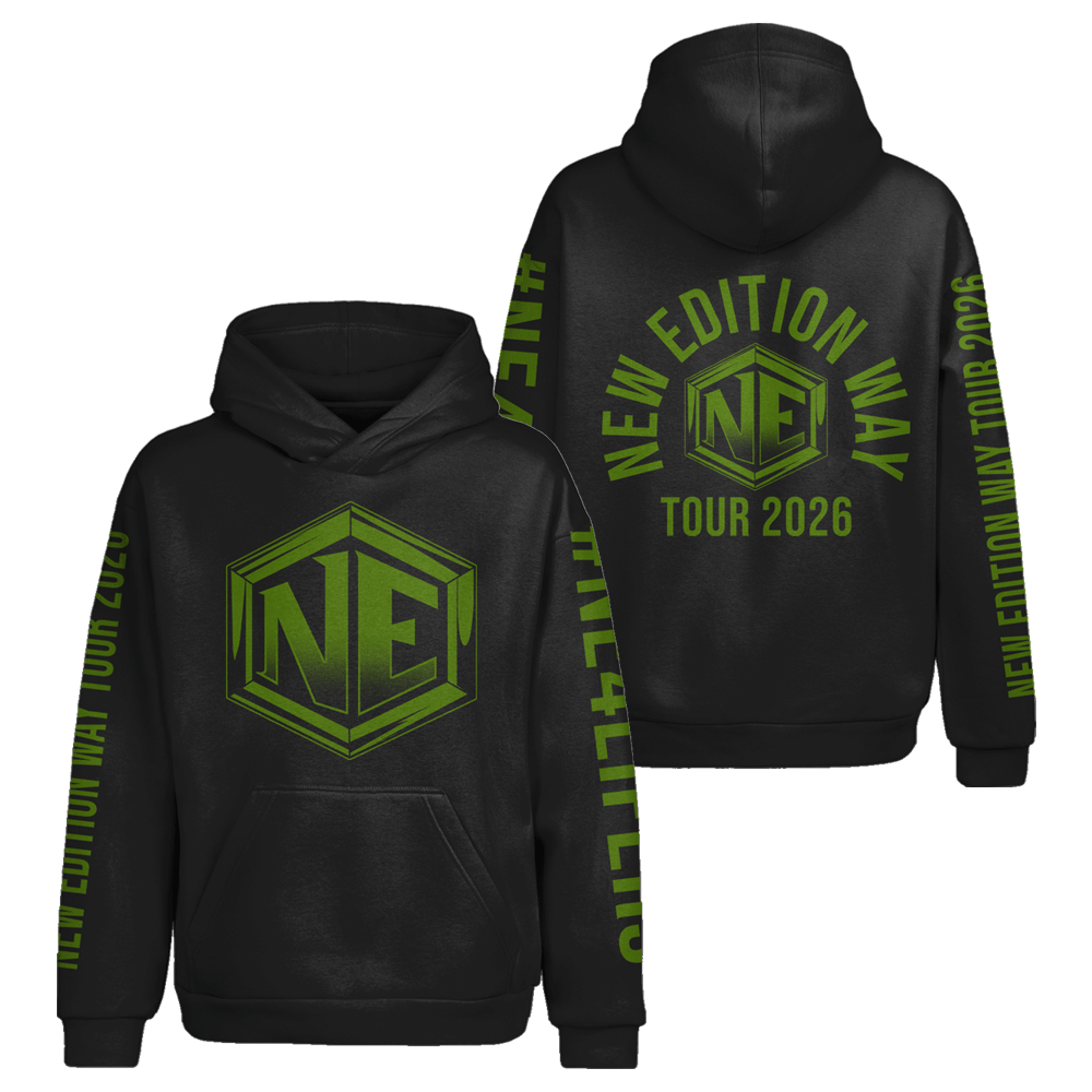 New Edition Logo Pullover Hoodie Black