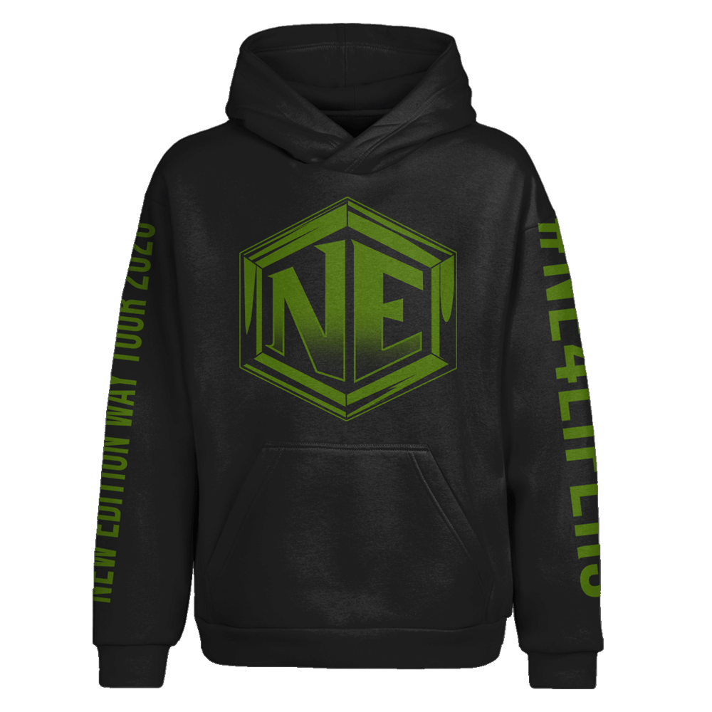 New Edition Logo Pullover Hoodie Black